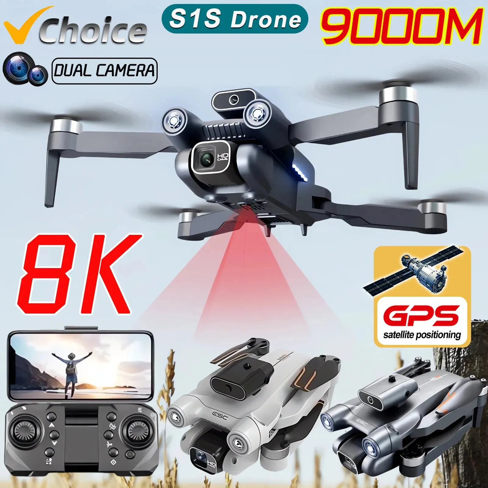 Neue s1s 5g gps drohnen kamera – Drone Photogrammetry Bewertung und Preis