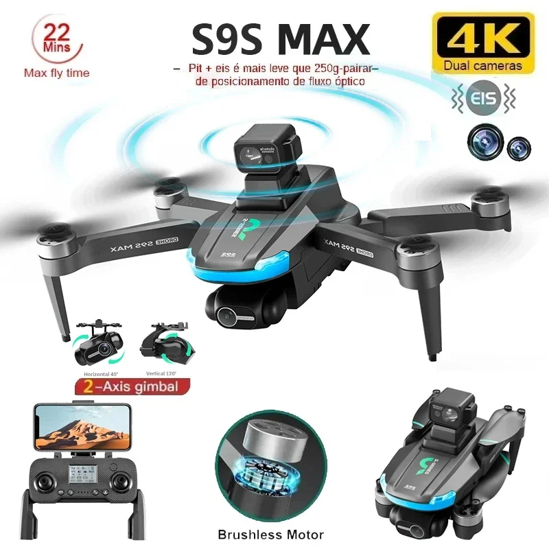 NEUE S9S MAX MINI Drone 4K 2-A – Drone Lidar Bewertung und Preis